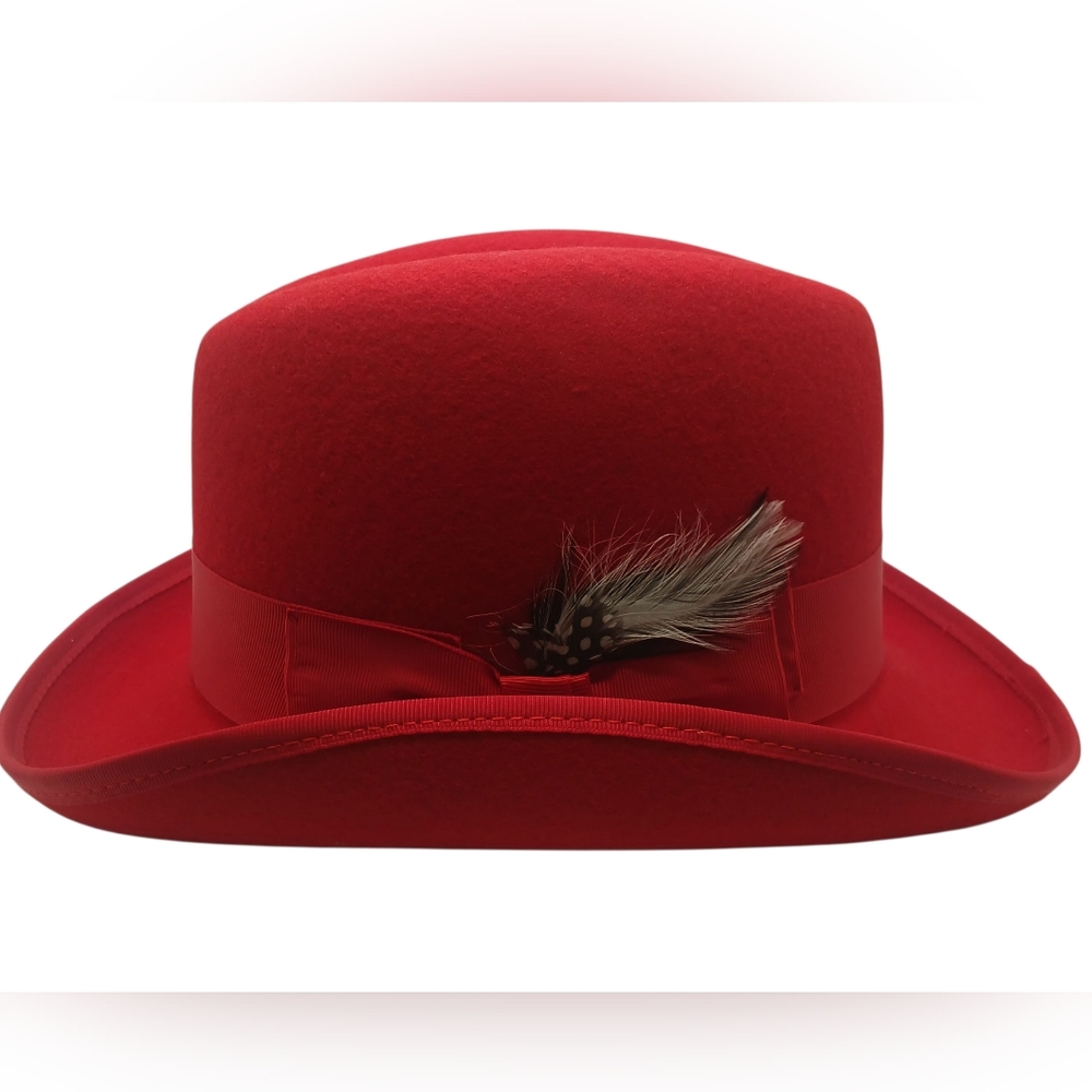 Bruno Capelo Luxury Headwear Dress Hat 100% Australian Wool Godfather Collect. S